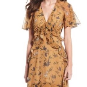Gianni Bini Golden Vines Midi Dress
